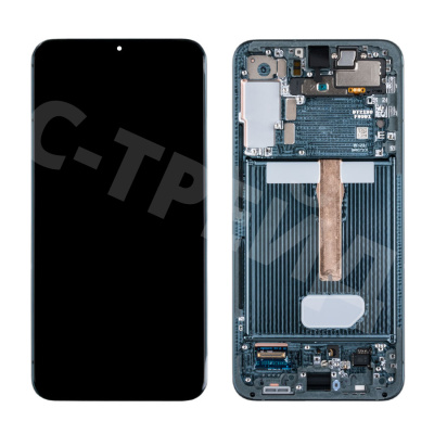 Дисплей для Samsung Galaxy S22+ (S906B) модуль с рамкой Зеленый - OR (SP)