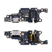 Шлейф для Huawei Honor X7a/X7a Plus (5109AMLS/RKY-LX1) плата на системный разъем/разъем гарнитуры/микрофон - Премиум