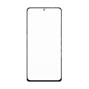 Стекло для переклейки Xiaomi Poco F4 (22021211RG) с OCA пленкой Черный - OR (Mitsubishi)