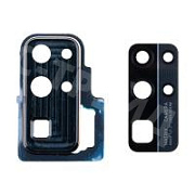 Стекло камеры для Huawei Honor 30 (BMH-AN10) в сборе с рамкой Черный