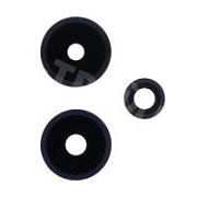 Стекло камеры для Infinix Hot 30i (X669D) (комплект 3 шт.) Черный