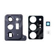 Стекло камеры для Samsung Galaxy Note 20 Ultra (N985F) в сборе с рамкой Черный