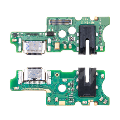 Шлейф для Tecno Spark 9 Pro (KH7n) плата на системный разъем/разъем гарнитуры/микрофон - Премиум