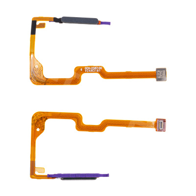 Шлейф для Huawei Honor X6a (WDY-LX1) сканер отпечатка пальцев Черный