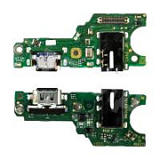 Шлейф для Vivo Y19s (V2419) плата на системный разъем/разъем гарнитуры/микрофон - Премиум