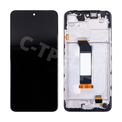 Дисплей для Xiaomi Poco M3 Pro 5G/Redmi Note 10T/10 5G (M2103K19Y/M2103K19PG/M2103K19G) модуль с рамкой Черный - OR
