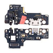 Шлейф для Realme C33 (RMX3624) плата системный разъем/разъем гарнитуры/микрофон - Премиум