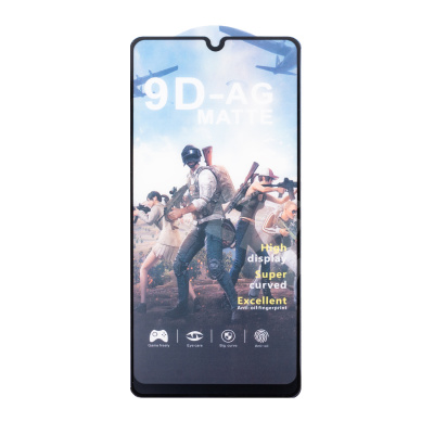 Защитное стекло "Матовое" для Samsung Galaxy A22/A32 4G/M22/M32 (A225F/A325F/M225F/M325F) Черный
