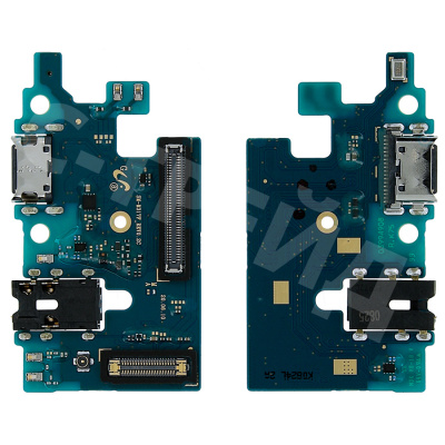 Шлейф для Samsung Galaxy M31s (M317F) плата системный разъем/разъем гарнитуры/микрофон