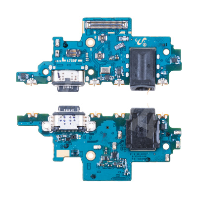 Шлейф для Samsung Galaxy A72 (A725F) плата системный разъем/разъем гарнитуры/микрофон - Премиум