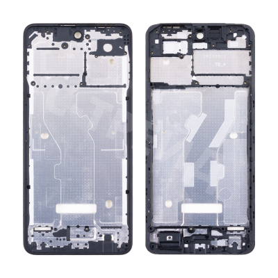 Рамка дисплея для Infinix Smart 8 (X6525) Черный (возможен дефект ЛКП)