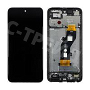 Дисплей для Tecno Spark Go 1 (KL4) модуль с рамкой Черный - OR