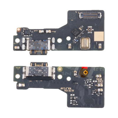 Шлейф для Xiaomi Poco M6 4G/Redmi 13 4G (2404APC5FG/24040RN64Y) плата системный разъем/микрофон - Премиум