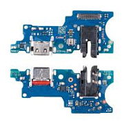 Шлейф для Samsung Galaxy A07 4G (A075F) плата системный разъем/разъем гарнитуры/микрофон - Премиум