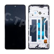 Дисплей для Xiaomi Redmi Note 12 Pro 4G (2209116AG) модуль с рамкой Черный - (OLED)