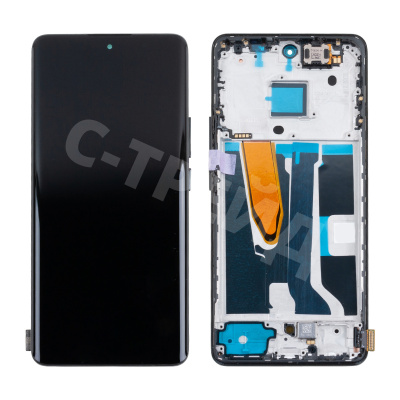 Дисплей для Realme 11 Pro 5G/11 Pro+ 5G (RMX3771/RMX3741/RMX3740) модуль с рамкой Черный - (OLED)