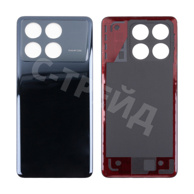 Задняя крышка для Xiaomi Poco X6 Pro 5G (2311DRK48G) Черный - Премиум