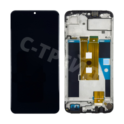 Дисплей для Realme C61 (RMX3930) модуль с рамкой Черный - OR
