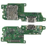 Шлейф для Huawei Honor 30 (BMH-AN10) плата на системный разъем/разъем SIM/микрофон