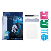 Защитное стекло "UV комплект" для Apple Watch 7/8/9 (41 мм) (клей, лампа)