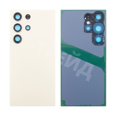 Задняя крышка для Samsung Galaxy S24 Ultra (S928B) Желтый - Премиум