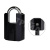 Smart замок GS 141 с отпечатком пальца (навесной) Черный