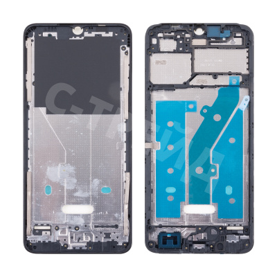 Рамка дисплея для Itel A70 (A665L) Черный (возможен дефект ЛКП)