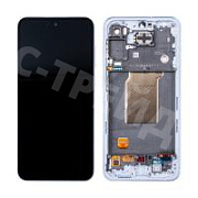 Дисплей для Samsung Galaxy A55 5G (A556E) модуль с рамкой Голубой - OR (SP)