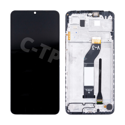 Дисплей для Xiaomi Poco C65 (2310FPCA4G) модуль с рамкой Черный - OR