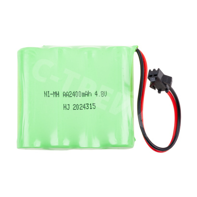 Аккумулятор для игрушек Ni-Mh Flatpack разъем YP SM-2P 4.8V 2400 mAh
