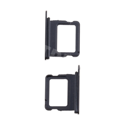 Держатель SIM для iPhone 16/16 Plus (1 Sim) (A3287/A3286/A3290/A3289) Черный