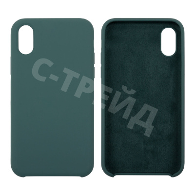 Чехол-накладка Soft Touch для iPhone X/Xs Морская волна