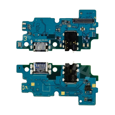 Шлейф для Samsung Galaxy A30 (A305F) плата системный разъем/разъем гарнитуры/микрофон - Премиум