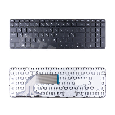 Клавиатура для ноутбука HP Pavilion 15/15-a/15-e/15-n/250 G3/255 G3/256 G3 (с рамкой) Черный
