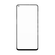 Стекло для переклейки Xiaomi Mi 10T (M2007J3SY) в сборе с OCA пленкой Черный - OR (Mitsubishi)