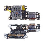 Шлейф для Huawei P50 (ABR-LX9) плата на системный разъем/разъем SIM/микрофон