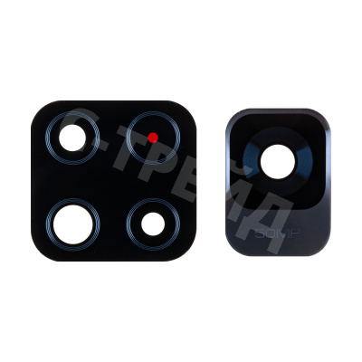 Стекло камеры для Xiaomi Redmi Note 11S 5G (22031116BG) (комплект 2 шт.) Черный