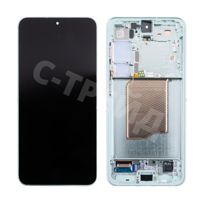 Дисплей для Samsung Galaxy S25 (S931B) модуль с рамкой Зеленый - OR (SP)