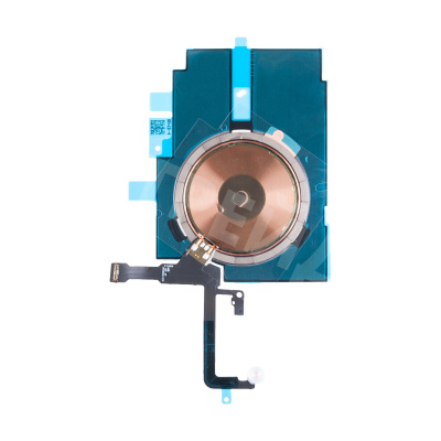 Шлейф для iPhone 16 Pro Max (A3296) на беспроводную зарядку/вспышку/микрофон - Премиум