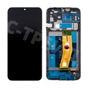 Дисплей для Samsung Galaxy A14 4G (A145F) модуль с рамкой Черный - OR Ref. (SP)