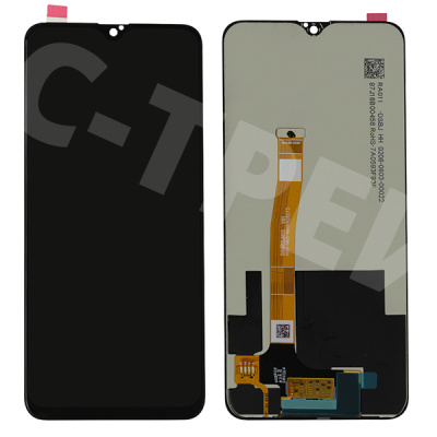 Дисплей для Realme 5 Pro (RMX1971) в сборе с тачскрином Черный - Оптима