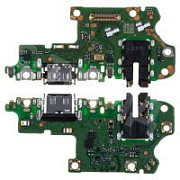 Шлейф для Huawei Honor X8 4G (TFY-LX1) плата на системный разъем/разъем гарнитуры/микрофон