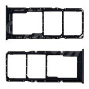 Держатель SIM для Samsung Galaxy A12 Nacho (A127F) Черный