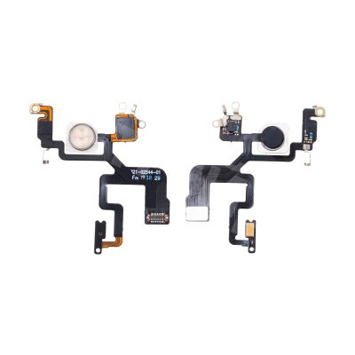 Шлейф для iPhone 12 Pro Max (A2411) на вспышку/микрофон - Премиум