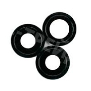 Стекло камеры для iPhone 12 Pro (комплект 3 шт.) Черный