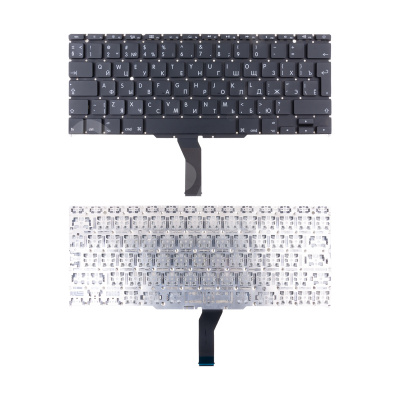 Клавиатура для ноутбука MacBook Air 11" A1370/A1465 (2011-2015, Г-образный Enter RU) Черный