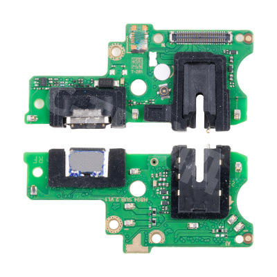 Шлейф для Tecno Camon 20 (CK6n) плата на системный разъем/разъем гарнитуры/микрофон - Премиум