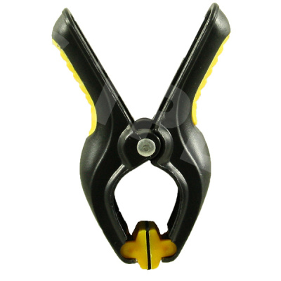 Зажим (прищепка) (4", 8,5*5,5 см, пластик/резина)