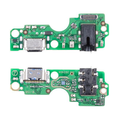 Шлейф для Tecno Spark Go 2024 (BG6) плата на системный разъем/разъем гарнитуры/микрофон