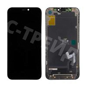 Дисплей для iPhone 12 mini (A2399) в сборе с тачскрином Черный - DD (Hard OLED, HD+) (площадка под IC)